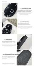 将图片加载到图库查看器，Winter Cotton Slippers Women Leopard Shoes Fashion Fur Slides For Home Comfort Warm Womens Slippers Non-slip Fuzzy House Memory Foam Slippers Furry Fur Lined Bedroom Slippers

