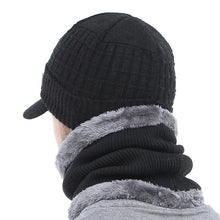 Load image into Gallery viewer, Winter Hat Skellies Beanies Hats Winter Beanies For Men Women Wool Scarf Caps Balaclava Mask Gorgas Bonnet Knitted Hat Set Outdoor Sport Warm Beanies Hat For Men Knitted Hats Bandana Hiking Camping Kid Neck Warmer Cap
