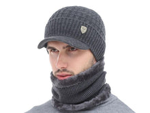 Load image into Gallery viewer, Winter Hat Skellies Beanies Hats Winter Beanies For Men Women Wool Scarf Caps Balaclava Mask Gorgas Bonnet Knitted Hat Set Outdoor Sport Warm Beanies Hat For Men Knitted Hats Bandana Hiking Camping Kid Neck Warmer Cap
