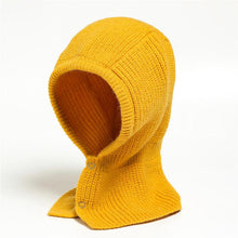 Load image into Gallery viewer, Winter Hat Skullies Beanies Hats Men Women Scarf Warm Breathable Hood Knitted Hat Caps Balaclava Mask Gorras Bonnet Knitted Hat Face Hooded Cowl Neckerchief with Drawstring Soft Balaclava Pullover Knitted Beanie for Adults Men Women Ski Caps
