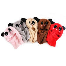 将图片加载到图库查看器，Winter Hat Warm Winter Fashion Adult Kids Winter Fuzzy Plush Balaclava Hat Cartoon Panda Rabbit Windproof Full Cover Earflap Hood Cap Neck Warmer Scarf Fleece Balaclava Hood Ski Mask Cold Weather Face Mask Neck Warmer Winter Nose Warmer
