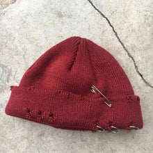 将图片加载到图库查看器，Winter Hat Women Knitted Fashion Warm Thick Hat Autumn Hip Hop Hole Beanies Unisex Basic Cap For Both Men Women Knitted Beanies Fashion Warm Hat
