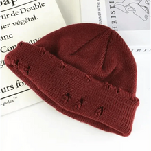 将图片加载到图库查看器，Winter Hat Women Knitted Fashion Warm Thick Hat Autumn Hip Hop Hole Beanies Unisex Basic Cap For Both Men Women Knitted Beanies Fashion Warm Hat

