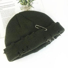 将图片加载到图库查看器，Winter Hat Women Knitted Fashion Warm Thick Hat Autumn Hip Hop Hole Beanies Unisex Basic Cap For Both Men Women Knitted Beanies Fashion Warm Hat
