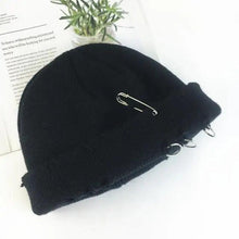 将图片加载到图库查看器，Winter Hat Women Knitted Fashion Warm Thick Hat Autumn Hip Hop Hole Beanies Unisex Basic Cap For Both Men Women Knitted Beanies Fashion Warm Hat

