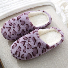 将图片加载到图库查看器，Winter Home Slippers Women Cotton Shoes Soft Plush Indoor Slippers Shoes For Women Men Couple Warm Fur Slippers Cute Comfy Fuzzy Knitted Memory Foam Slip On House Slippers
