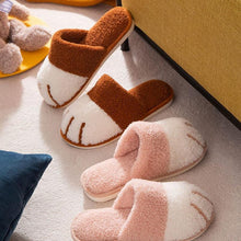 Load image into Gallery viewer, Winter Indoor Cotton Shoes Cute Cat Paw Women Furry Slides Plus Velvet Warm Soft Slippers Cotton Cloth Sippers Women's Elegant Fur Slippers House Shoes For Women
