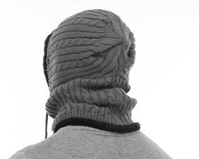 将图片加载到图库查看器，Winter Knitted Hat Beanie Men Beany Skellies Beanies Winter Hats For Women Men Caps Gorgas Bonnet Mask Brand Hats Hooded Cowl Neckerchief with Drawstring Soft Balaclava Pullover Knitted Beanie for Adults Men Women Ski Caps
