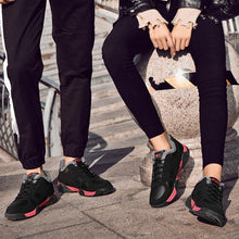 将图片加载到图库查看器，Winter Leather Sneakers Keep Warm Waterproof Mans Sneakers Work Casual Shoes Mens Autumn Anti-slip Leather Lace Up Lightweight Soft Modern Comfortable Classic Walking Sneakers
