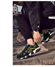 将图片加载到图库查看器，Winter Leather Sneakers Keep Warm Waterproof Mans Sneakers Work Casual Shoes Mens Autumn Anti-slip Leather Lace Up Lightweight Soft Modern Comfortable Classic Walking Sneakers
