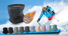 Load image into Gallery viewer, Winter Neck Warmer Gaiter Bandana Mask Tube Scarf Fleece Half Face Cover Sports Thermal Ski Hunting Cycling Snowboard Men Women Mask Headwear Scarf Bandana Hood Half Breathable Dustproof Hang-Ear Cap Bike Headbands Face Cover
