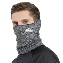 Load image into Gallery viewer, Winter Outdoor Neck Warmer Cycling Scarf Running Sports Headwear Face Scarf Bicycle Bandana Men Simple Fashion Motorcycle Windproof Sun Protect Cycling Face Neck Mask Headwear Scarf Bandana Hood Half Breathable Dustproof Hang-Ear Cap Bike Headbands
