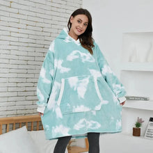 Load image into Gallery viewer, Winter Oversized Wearable Blanket Women Hoodies Sweatshirt TV Blanket With Sleeves Pullover Warm Soft Unisex Hoody Comfortable Sweatshirts For Autumn
