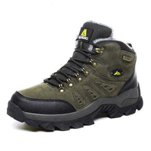Load image into Gallery viewer, Winter Plush Warm Men's Boots Comfortable Non-slip Hiking Walking Boots Men's Outdoor Hunting Sports Snow Boots Waterproof Lightweight Warm Ankle Booties Comfortable Casual Hiking Boots
