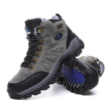 Load image into Gallery viewer, Winter Plush Warm Men's Boots Comfortable Non-slip Hiking Walking Boots Men's Outdoor Hunting Sports Snow Boots Waterproof Lightweight Warm Ankle Booties Comfortable Casual Hiking Boots
