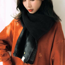 Load image into Gallery viewer, Winter Soft Solid Thicken Soft Lightweight  Warm Scarf Cashmere Scarves Pashmina Shawls Wraps Scarves Pashmina Shawls Wraps Knitted Wool Long Scarf Women

