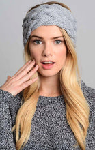 Load image into Gallery viewer, Winter Soft Wool Knit Warm Lightweight Ear Protection Crochet Headbands Elegant Turban Outdoor Sports Headwear Hair Ribbons Hair Accessories For Girl
