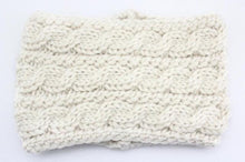 Load image into Gallery viewer, Winter Soft Wool Knit Warm Lightweight Ear Protection Crochet Headbands Elegant Turban Outdoor Sports Headwear Hair Ribbons Hair Accessories For Girl
