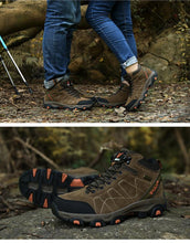 将图片加载到图库查看器，Winter Warm Sports Boots Men's Outdoor Non-Slip Hiking Shoes Men's Women's Sports Boots Hunting Outdoor Walking Lace Up Anti-Slip Ankle Booties Casual Strong Design
