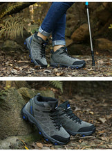 将图片加载到图库查看器，Winter Warm Sports Boots Men's Outdoor Non-Slip Hiking Shoes Men's Women's Sports Boots Hunting Outdoor Walking Lace Up Anti-Slip Ankle Booties Casual Strong Design
