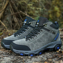 将图片加载到图库查看器，Winter Warm Sports Boots Men's Outdoor Non-Slip Hiking Shoes Men's Women's Sports Boots Hunting Outdoor Walking Lace Up Anti-Slip Ankle Booties Casual Strong Design
