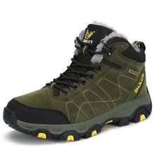 将图片加载到图库查看器，Winter Warm Sports Boots Men's Outdoor Non-Slip Hiking Shoes Men's Women's Sports Boots Hunting Outdoor Walking Lace Up Anti-Slip Ankle Booties Casual Strong Design
