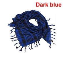 Load image into Gallery viewer, Winter Warm Unisex Fashion Lightweight Military Men Scarves Arab Tactical Desert Army Keffiyeh Scarf Military Scarves Shemagh Palestine Islamic Multifunction Tactical cotton head Scarf square Arabic Keffiyeh Wrap Bandana Women Men
