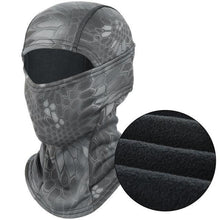 Load image into Gallery viewer, Winter Warmer Fleece Tactical Balaclava Full Face Mask Ski Paintball Running Hunting Hiking Cycling Sports Snowboard Scarf Men Motocross Summer Men Face Scarf Mask Sunscreen Dustproof Army Cycling Hunting Fishing Tactical Airsoft Hat
