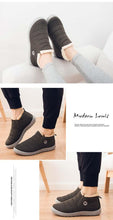 Load image into Gallery viewer, Winter Waterproof Shoes Men's Fashion Sneakers Outdoor Work Warm Shoes For Men Slip On Casual Comfortable Warm Outdoors Walking Waterproof Soft Shoes
