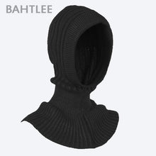 Load image into Gallery viewer, Winter Women Balaclava Wool Knitted Hat Scarf Caps Neck Warmer Hats Winter Motorcycle Mask Keep Warm Thermal Knitting Balaclava Motorbike Riding Face Mask Winter Warmed Windproof Ski Mask Cycling Hunting Fishing Tactical Airsoft Hat

