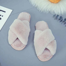 Load image into Gallery viewer, Winter Women Cozy Home Furry Slippers

