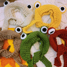 将图片加载到图库查看器，Winter Women Frog Crochet Knitted Hat Hip Hop Skellies Beanies Streetwear Costume Accessory Gift Warm Party Bonnets Cap Kids Knitted Beanie Hat Cute Frog Cartoon Winter Warmer Cap with Big Eyes for Baby Boys Girls
