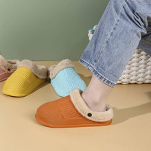 Load image into Gallery viewer, Winter Women's Slippers Warm Clogs Sandals Waterproof Slippers For Women Waterproof Slippers Fur Lined Clogs Winter Garden Shoes Warm House Family Women Shoes
