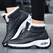 Load image into Gallery viewer, Winter Women's Sneakers Fashion Breathable Casual Running Winter Warm Anti-Slip Soft Sole Warm Fur Lined Winter Womens High Heels Sneakers
