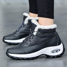 Load image into Gallery viewer, Winter Women's Sneakers Fashion Breathable Casual Running Winter Warm Anti-Slip Soft Sole Warm Fur Lined Winter Womens High Heels Sneakers
