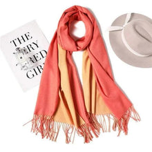Load image into Gallery viewer, Winter Women Scarf Fashion Solid Soft  Scarves For Lady Shawls Wrap Casual Wear Travel Friendly For Winter Fall Winter Classic Warm Soft Chunky Warm Scarves Wrap Scarf
