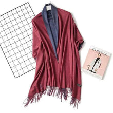 Load image into Gallery viewer, Winter Women Scarf Fashion Solid Soft  Scarves For Lady Shawls Wrap Casual Wear Travel Friendly For Winter Fall Winter Classic Warm Soft Chunky Warm Scarves Wrap Scarf
