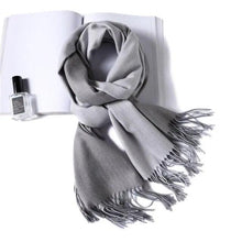 Load image into Gallery viewer, Winter Women Scarf Fashion Solid Soft  Scarves For Lady Shawls Wrap Casual Wear Travel Friendly For Winter Fall Winter Classic Warm Soft Chunky Warm Scarves Wrap Scarf

