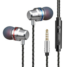 Load image into Gallery viewer, Wired Earphones In-Ear For Computer PC 3.5mm Earbuds Stereo Headset Gamer Handsfree With Mic Wired Earbuds Noise Isolating in-Ear Headphones Earphones with Mic Volume Control 3.5mm Plug for Sports Workout Compatible

