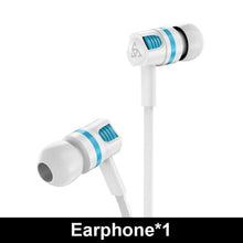 Load image into Gallery viewer, Wired in-Ear Headphones With Tangle-Free Cord Noise Isolating Bass Driven Sound Metal Earphones Carry Case Ear Bud Tips In-ear Earphone  Super Bass Sound Sport Headset With Mic for Phones Ear Phone For Women 3.5mm
