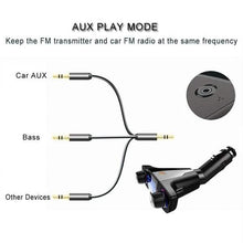将图片加载到图库查看器，Wireless Bluetooth Handsfree Calling Car Charger FM Transmitter
