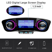 将图片加载到图库查看器，Wireless Bluetooth Handsfree Calling Car Charger FM Transmitter
