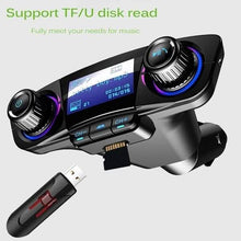 将图片加载到图库查看器，Wireless Bluetooth Handsfree Calling Car Charger FM Transmitter
