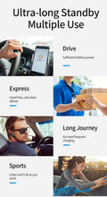 Load image into Gallery viewer, Wireless Bluetooth Headset Business Hands Free Long Standby V5.0 Earphones Waterproof Sport Earbuds With Microphone For Driving
