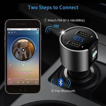 将图片加载到图库查看器，Wireless Car Mp3 FM Transmitter USB Charger
