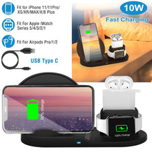Load image into Gallery viewer, Wireless Charger 10W Fast Charging Station
