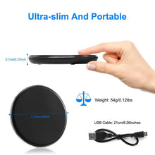 Load image into Gallery viewer, Wireless Charger Qi-Certified Ultra Slim 5W Charging Pad
