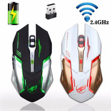 将图片加载到图库查看器，Wireless Gaming Mouse Backlight USB Optical Gamer Computer Mice Laptop Wireless DPI Mice
