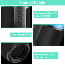 Load image into Gallery viewer, Wireless Portable Speaker with Color Changing Light

