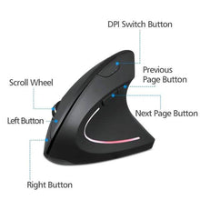 Load image into Gallery viewer, Wireless Vertical Gaming Mice
